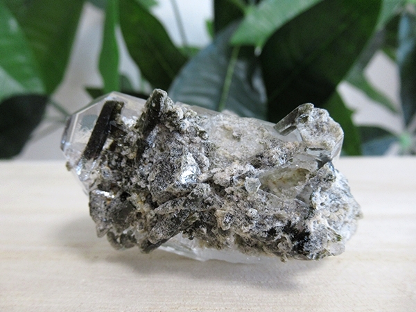 AAA級天然ガーデンクォーツ入り水晶クラスターB81P6/167P25C AAA級天然ガーデンクォーツ入り水晶クラスターB81P6/167P25C