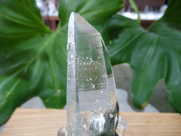 超希少石/最強品質】虹入りガネーシュヒマール産水晶ポイント＊30mm  