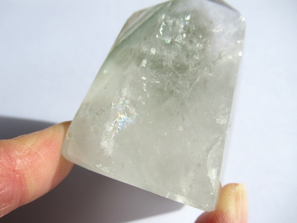 グリーンファントムガーデンクォーツ マダガスカル産 ポイント 水晶