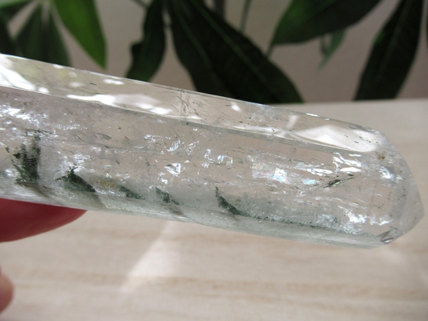 グリーンファントムガーデンクォーツ マダガスカル産 ポイント 水晶