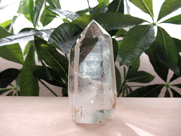 グリーンファントムガーデンクォーツ マダガスカル産 ポイント 水晶