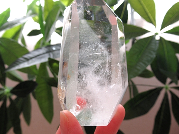 グリーンファントムガーデンクォーツ マダガスカル産 ポイント 水晶