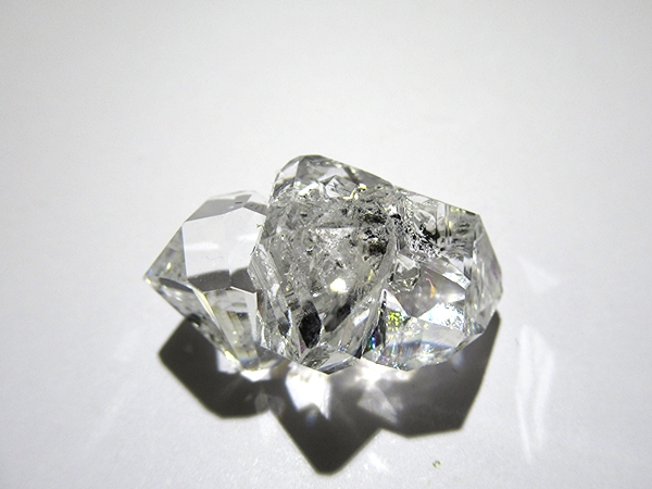 ハーキマーダイヤモンド 連結結晶 群晶 クラスター 水晶原石