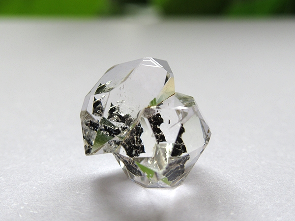 ハーキマー水晶　原石　ダイヤモンドのような輝き！ ハーキマーダイヤモンド 連結結晶 群晶 クラスター 水晶原石 | 天然石