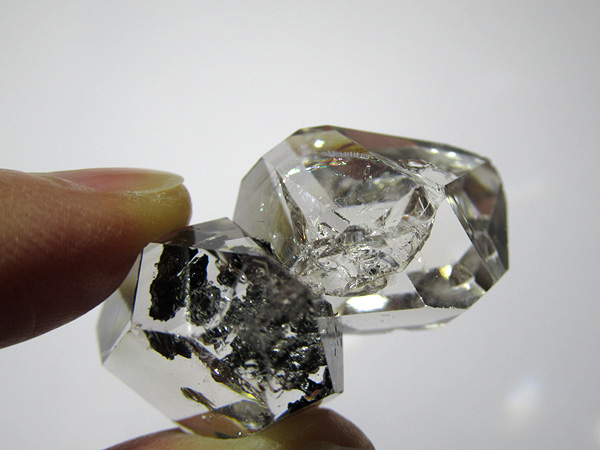 ハーキマーダイアモンド大粒クラスター ハーキマーダイヤモンド 連結結晶 群晶 クラスター 水晶原石