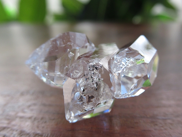 ハーキマーダイヤモンド 連結結晶 群晶 クラスター 水晶原石