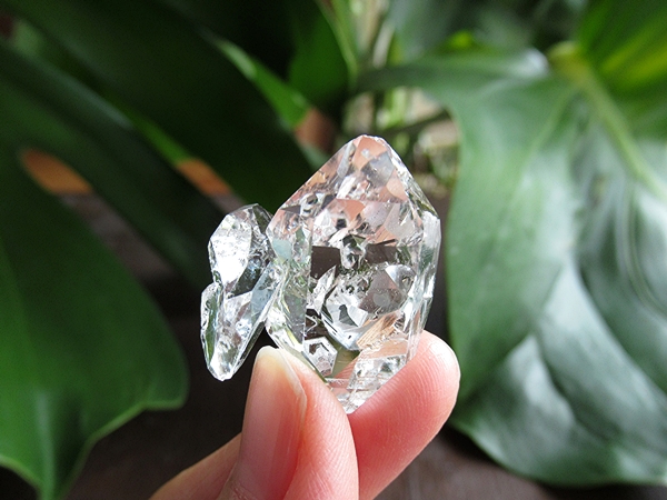 ハーキマーダイヤモンド 連結結晶 群晶 クラスター 水晶原石 天然石通販 販売