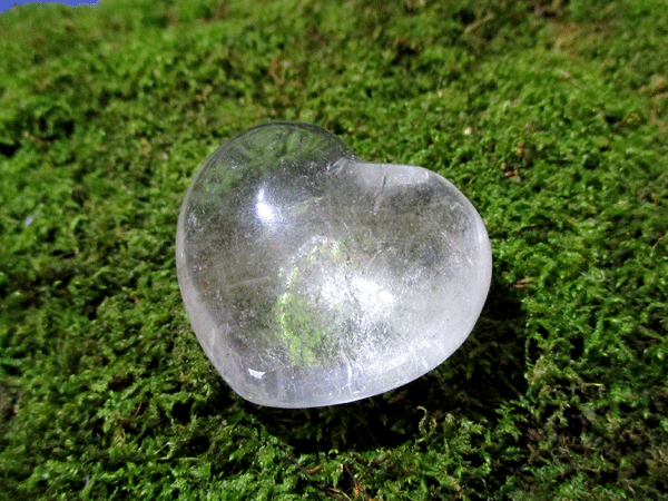 天然水晶ハート