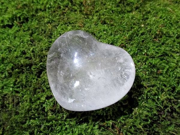 天然水晶ハート