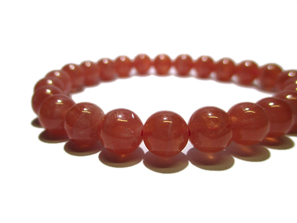 インカローズ ブレスレット 通販 高品質 約7.5mm 天然石販売専門店【鬮石】 
