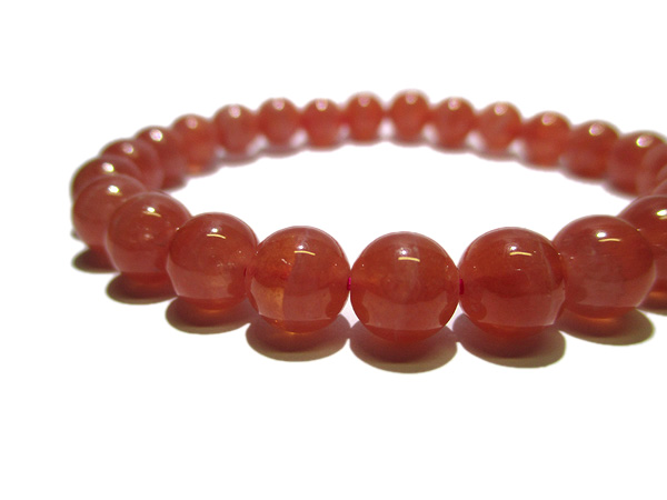 レア質　美品　天然石インカローズ約9.7㍉ブレスレット インカローズ ブレスレット 通販 高品質 約7.5～8mm 天然石販売