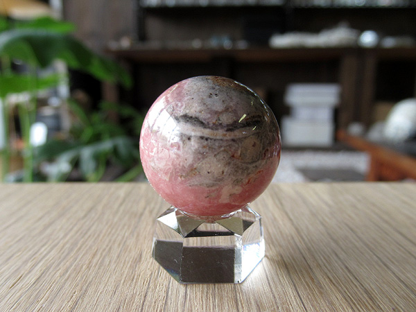 インカローズ(ロードクロサイト) 丸玉 約22mm/通販/販売 | 天然石専門  