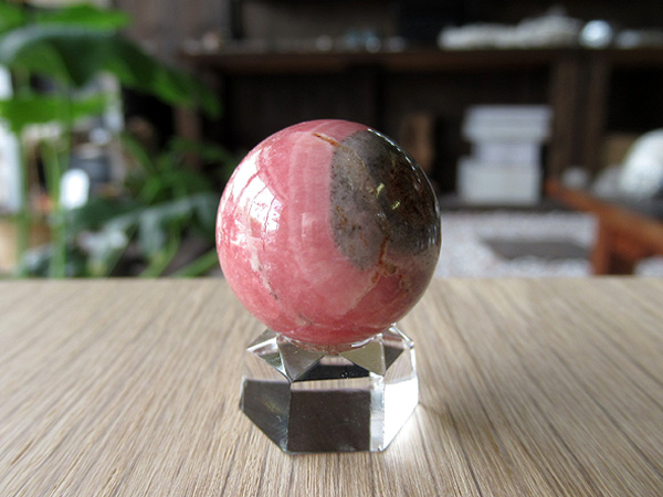 インカローズ(ロードクロサイト) 丸玉 約22mm/通販/販売 | 天然石専門  