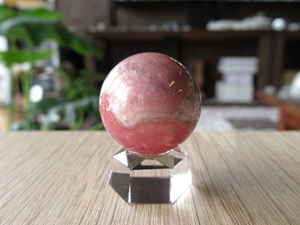 インカローズ(ロードクロサイト) 丸玉 約22mm/通販/販売 | 天然石専門