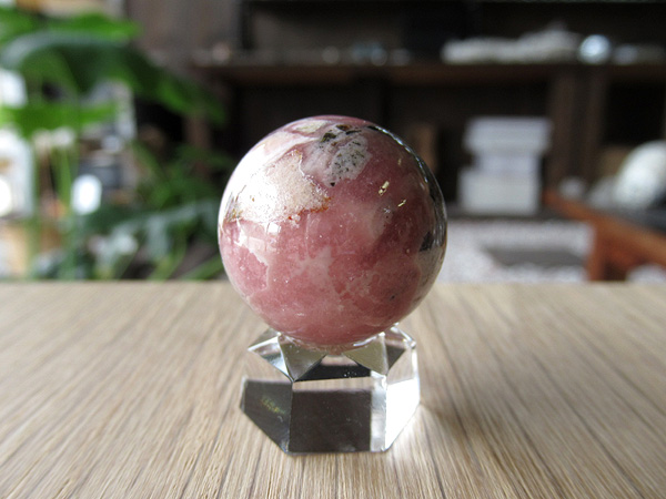 インカローズ(ロードクロサイト) 丸玉 約22mm/通販/販売 | 天然石専門