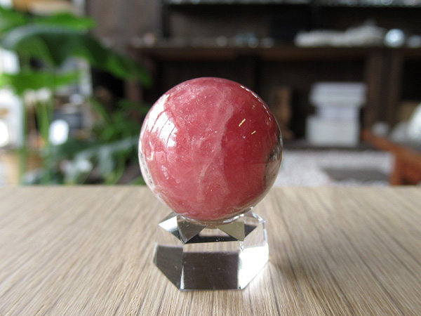 インカローズ(ロードクロサイト) 丸玉 約22mm/通販/販売 | 天然石専門