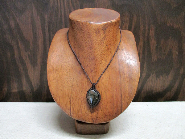 ラブラドライト オリジナルネックレス 天然石 パワーストーン