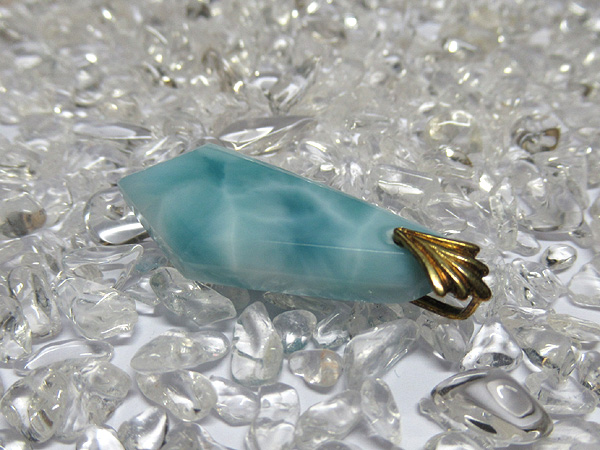 高品質】 ラリマー ペンダントトップ ドミニカ共和国 【鬮石