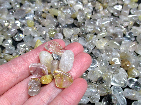 ルチルクォーツ 水晶 さざれ チップ 浄化用 500gパック 天然石専門店