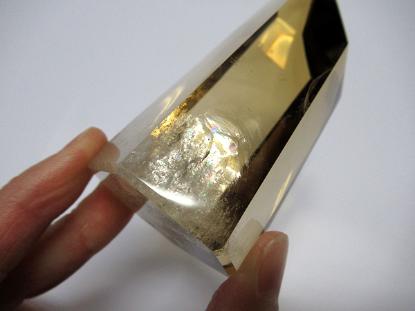 高品質 ナチュラルシトリンクォーツ ポリッシュ ポイント 黄水晶