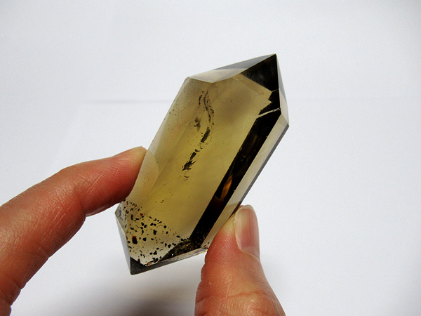 最高品質 ナチュラルシトリン 水晶ダブルポイント マダガスカル
