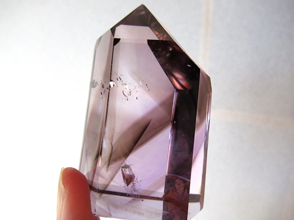 アメジストエレスチャルポイントの通販/原石販売 | 天然石専門店【鬮石】