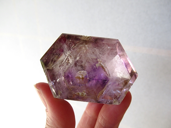 ピンクアメジストエレスチャル　ポイント　マダガスカル産　原石天然石置物 ピンクアメジストエレスチャルポイントマダガスカル産原石天然石置物