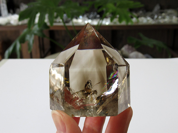 ナチュラルスモーキーシトリン 水晶ポイント 通販 天然石販売専門店