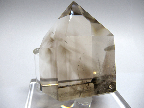 高品質 ナチュラルスモーキーシトリン 水晶ポイント マダガスカル産