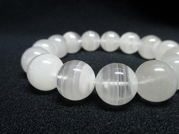 高品質 ファントムクォーツ水晶ブレスレット 約15～16mm | 天然石  