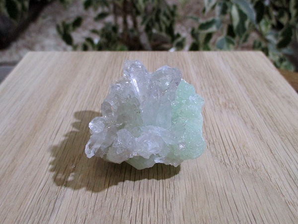プレナイトオンクォーツ原石 水晶クラスター 天然石販売専門店