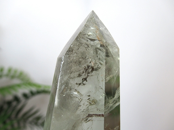プラシオライト グリーンアメジスト 水晶 ポイント | 天然石専門 プラシオライト グリーンアメジスト 水晶 ポイント | 天然石専門