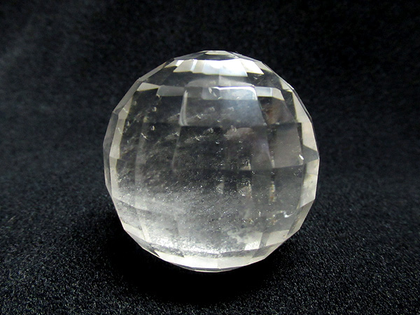 ミラーボールカット水晶 約41mm 丸玉 | 天然石専門店【鬮石】