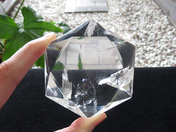 ヘキサグラム（六芒星）/トカンティンス州産天然水晶/通販/販売