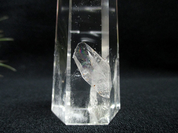 クォーツインクォーツ 貫入水晶 ポイント 原石 天然石専門店【鬮石】
