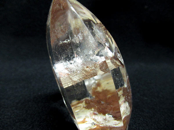 クォーツインクォーツ 貫入水晶 ポイント 原石 天然石専門店【鬮石】