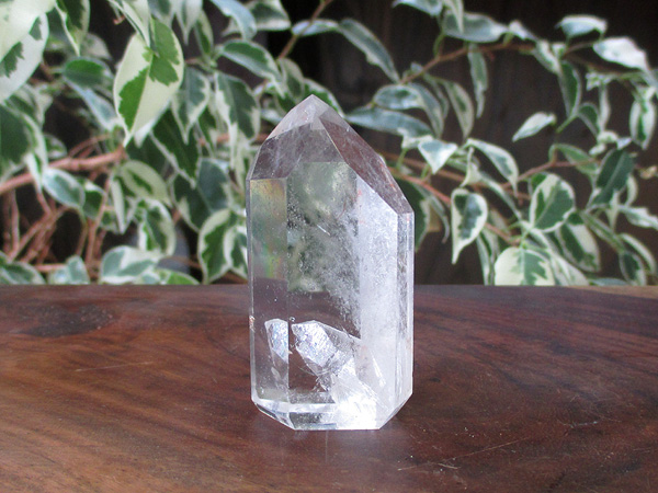 クォーツインクォーツ 貫入水晶 ポイント 原石 天然石専門店【鬮石】