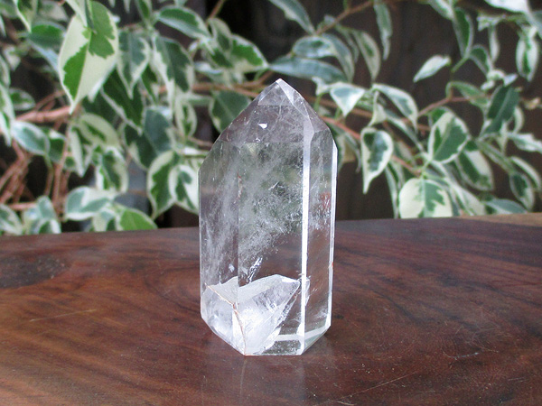 クォーツインクォーツ 貫入水晶 ポイント 原石 天然石専門店【鬮石】
