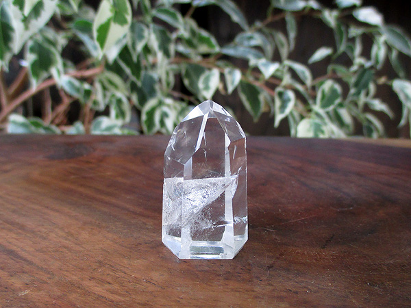 クォーツインクォーツ 貫入水晶 ポイント 原石 天然石専門店【鬮石】