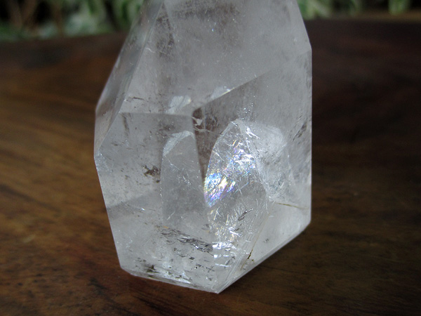クォーツインクォーツ 貫入水晶 ポイント 原石 天然石専門店【鬮石】