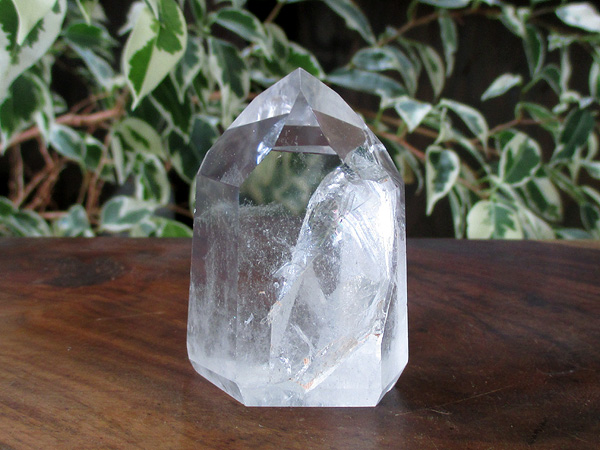 クォーツインクォーツ 貫入水晶 ポイント 原石 天然石専門店【鬮石】