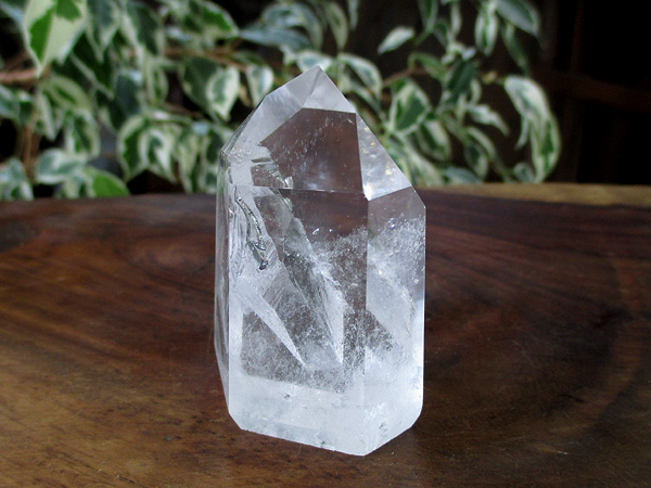 天然石 水晶 クリア クォーツインクォーツ☆ クォーツインクォーツ 貫入水晶 ポイント 原石 天然石専門店【鬮石】