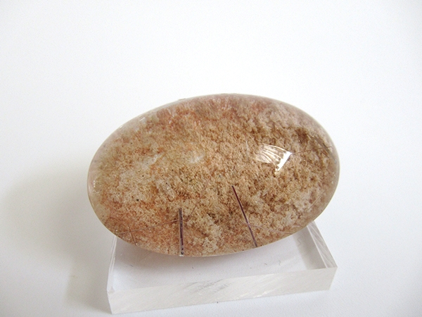 ガーデンルチルクォーツ ルース 原石ポリッシュ 水晶