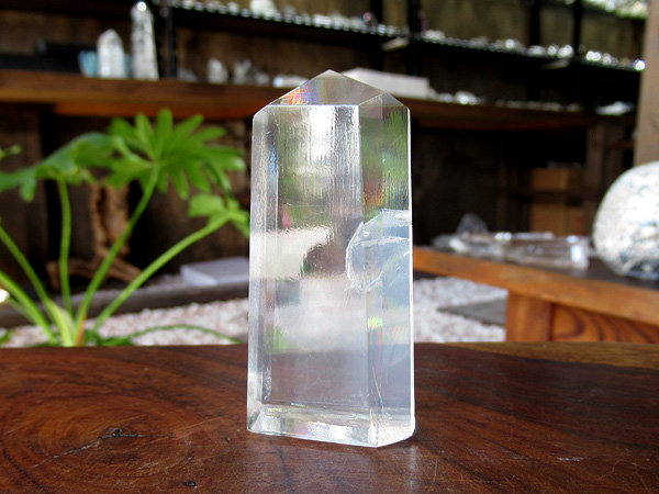 グリーンカルサイト最高品質　レインボー入　天然石 径11cm グリーンカルサイト最高品質 レインボー入 天然石 径11cm グリーンカル