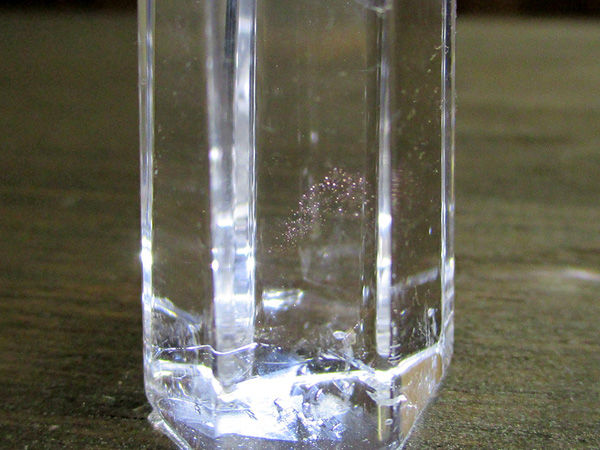 レッドゴールドエンジェルラダーファントムクリスタル（ハイダウェイクォーツ）水晶ポイント