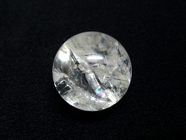 天然水晶 レインボークォーツ 丸玉 天然石専門店 販売/鬮石