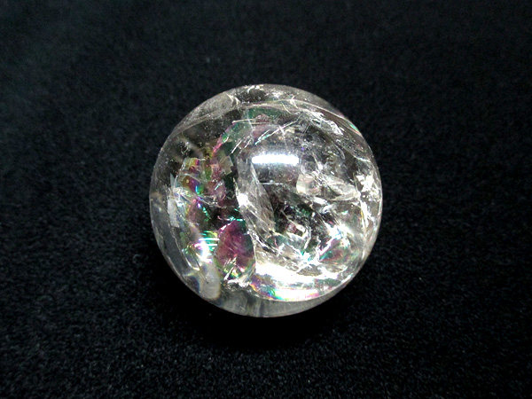 天然水晶 レインボークォーツ 丸玉 天然石専門店 販売/鬮石