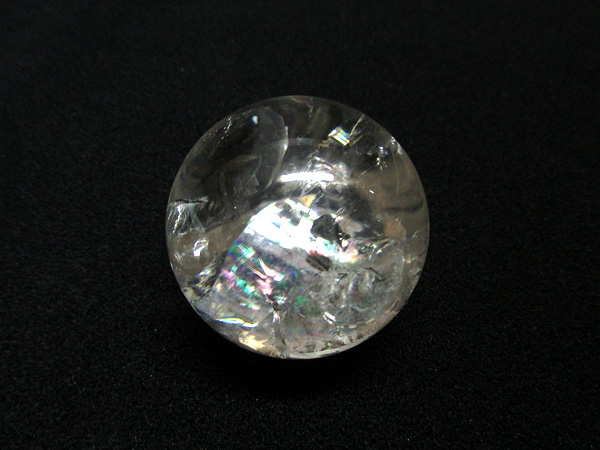 天然水晶 レインボークォーツ 丸玉 天然石専門店 販売/鬮石