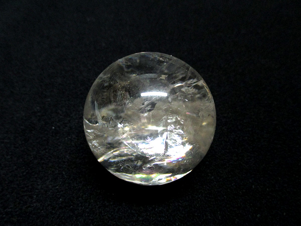 天然水晶 レインボークォーツ 丸玉 天然石専門店 販売/鬮石