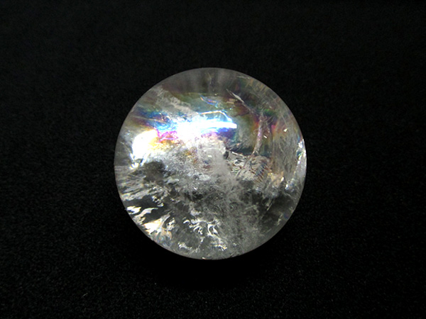 天然水晶 レインボークォーツ 丸玉 天然石専門店 販売/鬮石